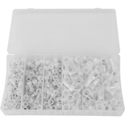 Scotch 300pcs 22-16/16-14/12-10 Gauge Close End Cap Crimp Terminals Connectors Kit, - Publicité Scotch 300pcs 22-16/16-14/12-10 Gauge Close End Cap Crimp Terminals Connectors Kit, - Publicité