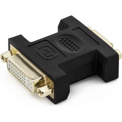 OEM 1 Adaptateur Dvi-i Vers Vga, Femelle Vers Femelle, Boîtier Plastique, Contacts Dorés, Résolution 1080p, Pour Moniteur Projecteur - Publicité OEM 1 Adaptateur Dvi-i Vers Vga, Femelle Vers Femelle, Boîtier Plastique, Contacts Dorés, Résolution 1080p, Pour Moniteur Projecteur - Publicité