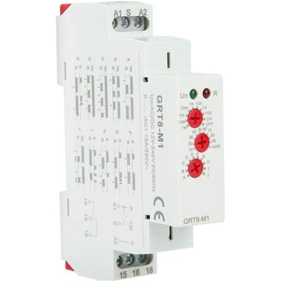 OEM Relais Temporisé Grt8-m1 Avec 10 Fonctions 35mm Montage Rail Din Ac/dc 12v 240v 50-60hz - Publicité OEM Relais Temporisé Grt8-m1 Avec 10 Fonctions 35mm Montage Rail Din Ac/dc 12v 240v 50-60hz - Publicité