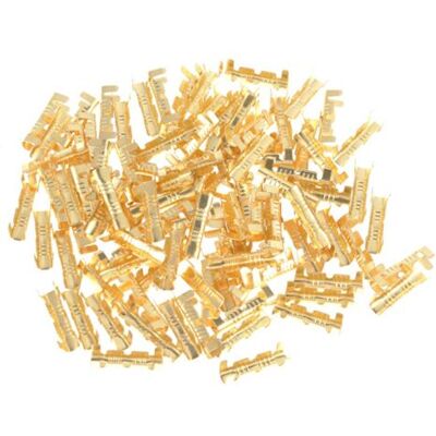 OEM Lot De 100 Cosses À Sertir En Laiton À Connexion Rapide, Section Carrée De 0,5 À 1,5 Mm. Publicité OEM Lot De 100 Cosses À Sertir En Laiton À Connexion Rapide, Section Carrée De 0,5 À 1,5 Mm. Publicité