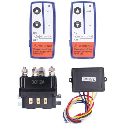 MOXIE Sjlerst Kit De Relais De Treuil 12v 250a Avec Télécommande, Interrupteur De Contacteur De Relais Pour Véhicule Industriel - Publicité MOXIE Sjlerst Kit De Relais De Treuil 12v 250a Avec Télécommande, Interrupteur De Contacteur De Relais Pour Véhicule Industriel - Publicité