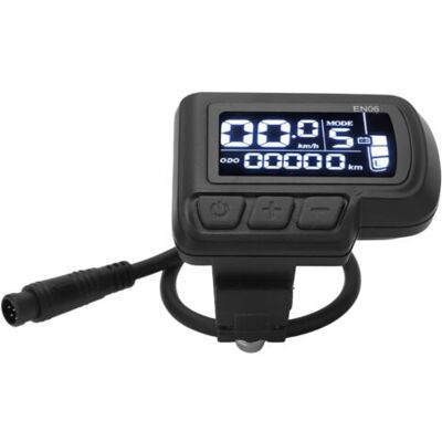 ABYSSE Compteur De Vitesse Lcd En06 Pour Vélo Électrique Avec Connecteur Lumineux, Câble Étanche 6 Broches, Compatible 24 V, 36 V, 48 V Et 60 V, Pour Guidon De 22,2 Mm. Publicité ABYSSE Compteur De Vitesse Lcd En06 Pour Vélo Électrique Avec Connecteur Lumineux, Câble Étanche 6 Broches, Compatible 24 V, 36 V, 48 V Et 60 V, Pour Guidon De 22,2 Mm. Publicité