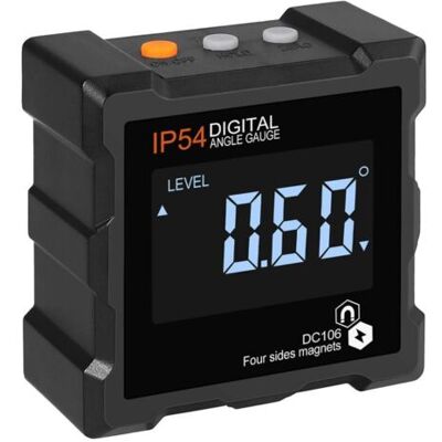 ABYSSE Inclinomètre Numérique Lcd 360° Inclinometre Digital Magnétique Inclinomètre Electronique, Arrêt Automatique, Avec Rétro-eclairage Magnétique, 4 Côtés Magnétiques, Étanche Ip54 (avec Piles) - Publicité ABYSSE Inclinomètre Numérique Lcd 360° Inclinometre Digital Magnétique Inclinomètre Electronique, Arrêt Automatique, Avec Rétro-eclairage Magnétique, 4 Côtés Magnétiques, Étanche Ip54 (avec Piles) - Publicité