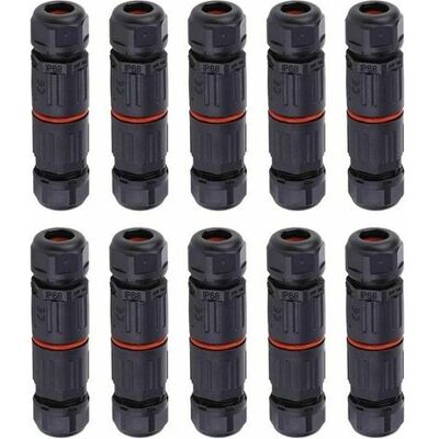 OEM Lot De 10 Fil Électrique Étanche, Connecteur De Câble Extérieur Pour Boîte De Jonction Étanche, Ip68 Connecteur De Câble Électrique Étanche Pour Connecteur 3 Broches Prise De Courant Extérie - Publicité OEM Lot De 10 Fil Électrique Étanche, Connecteur De Câble Extérieur Pour Boîte De Jonction Étanche, Ip68 Connecteur De Câble Électrique Étanche Pour Connecteur 3 Broches Prise De Courant Extérie - Publicité