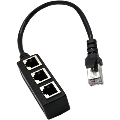 Andiamo Câble Répartiteur Ethernet Rj45 1 Mâle Vers 3 Ports Lan Femelles Adaptateur Répartiteur Ethernet Pour Cat5 Cat5e Cat6 Cat7 Câble D'Extension Ethernet 3 Ports Extension Réseau - Publicité Andiamo Câble Répartiteur Ethernet Rj45 1 Mâle Vers 3 Ports Lan Femelles Adaptateur Répartiteur Ethernet Pour Cat5 Cat5e Cat6 Cat7 Câble D'Extension Ethernet 3 Ports Extension Réseau - Publicité