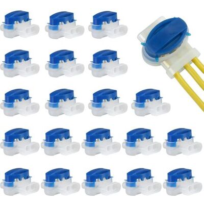 OEM Lot De 20 Connecteurs De Fils Électriques Idc 314-box Pour Tondeuses À Gazon Robotisées Et Applications D'Irrigation - Publicité OEM Lot De 20 Connecteurs De Fils Électriques Idc 314-box Pour Tondeuses À Gazon Robotisées Et Applications D'Irrigation - Publicité