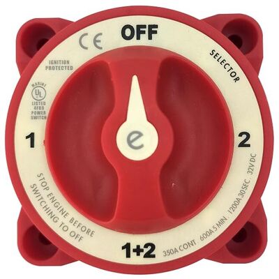 OEM Applicable Battery Switch Selector 4 Position Terminal Battery Cable Switch For Motorhomes 32v 350a Red - Publicité OEM Applicable Battery Switch Selector 4 Position Terminal Battery Cable Switch For Motorhomes 32v 350a Red - Publicité