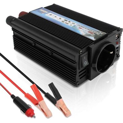 OEM Convertisseur 500w 12v Convertisseur De Tension Power Inverter Ac 220v, Onduleur Transformateur Avec Allume Cigare Prise Electrique-crezuo - Publicité OEM Convertisseur 500w 12v Convertisseur De Tension Power Inverter Ac 220v, Onduleur Transformateur Avec Allume Cigare Prise Electrique-crezuo - Publicité