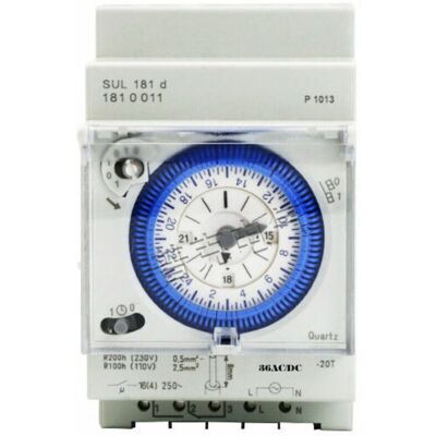 OEM Minuterie Analogique Avec Moteur Synchrone Et Programme Journalier, Minuterie, 12vac/dc - Publicité OEM Minuterie Analogique Avec Moteur Synchrone Et Programme Journalier, Minuterie, 12vac/dc - Publicité