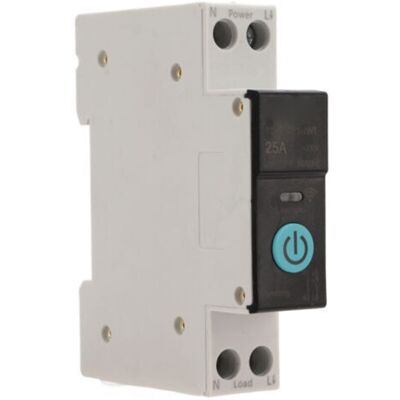 OEM Disjoncteur Sur Rail Din 25a Commutateur Wifi Intelligent Télécommande Pour Contrôle À Distance Protection Contre Surcharges-crezuo - Publicité OEM Disjoncteur Sur Rail Din 25a Commutateur Wifi Intelligent Télécommande Pour Contrôle À Distance Protection Contre Surcharges-crezuo - Publicité