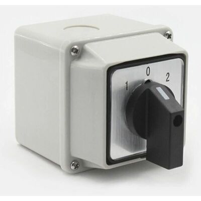 OEM Sélecteur Rotatif À Came Universel Lw26-20a 380v - 8 Bornes 3 Positions 1-0-2 Commutateur Inverseur Avec Interrupteur Principal Tophomer - Publicité OEM Sélecteur Rotatif À Came Universel Lw26-20a 380v - 8 Bornes 3 Positions 1-0-2 Commutateur Inverseur Avec Interrupteur Principal Tophomer - Publicité