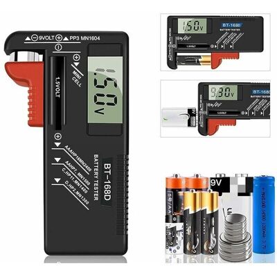 OEM Testeur De Piles Numérique - Testeur De Piles Universel - Batterie Testeur - Pour Aa, Aaa, C, D, Pp3, 9v, 1.5v, Piles Bouton - Fonctionne Sans Pile - Publicité OEM Testeur De Piles Numérique - Testeur De Piles Universel - Batterie Testeur - Pour Aa, Aaa, C, D, Pp3, 9v, 1.5v, Piles Bouton - Fonctionne Sans Pile - Publicité