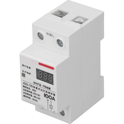 MRTRS Dispositif De Protection Contre Les Surtensions Et Les Sous-tensions 100 A, Montage Sur Rail, Réarmement Automatique, Panneau Indicateur Carré, 230 V - Publicité MRTRS Dispositif De Protection Contre Les Surtensions Et Les Sous-tensions 100 A, Montage Sur Rail, Réarmement Automatique, Panneau Indicateur Carré, 230 V - Publicité