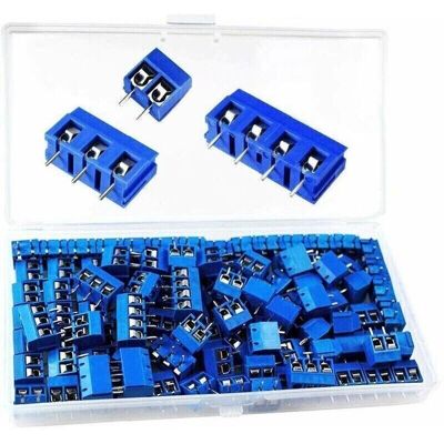 Scotch Pcb Bornier 100 Pièces Bornier À Visser 5mm Bornier À Souder Pcb Connecteur / Connector 2 Broches/3 Broches/4 Broches Pour Diy Circuit Imprimé, - Publicité Scotch Pcb Bornier 100 Pièces Bornier À Visser 5mm Bornier À Souder Pcb Connecteur / Connector 2 Broches/3 Broches/4 Broches Pour Diy Circuit Imprimé, - Publicité