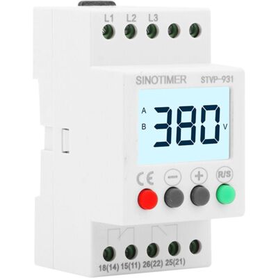 OEM Protecteur De Séquences De Phase Triphasé, Relais De Surveillance Tension 208-480v, Écran Lcd Rétroéclairé, Protection Surtension/sous-tension-dou - Publicité OEM Protecteur De Séquences De Phase Triphasé, Relais De Surveillance Tension 208-480v, Écran Lcd Rétroéclairé, Protection Surtension/sous-tension-dou - Publicité