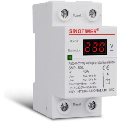 OEM Protecteur De Circuit 40a 230v Avec Affichage Led, Réglable Din Rail, Rétablissement Automatique Intelligent-dou - Publicité OEM Protecteur De Circuit 40a 230v Avec Affichage Led, Réglable Din Rail, Rétablissement Automatique Intelligent-dou - Publicité