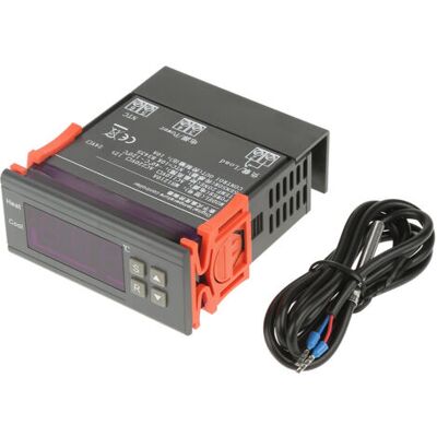ABYSSE Thermostat Numérique Miniature À Led Mh1210a Avec Sonde De Température (dc12v) - Publicité ABYSSE Thermostat Numérique Miniature À Led Mh1210a Avec Sonde De Température (dc12v) - Publicité