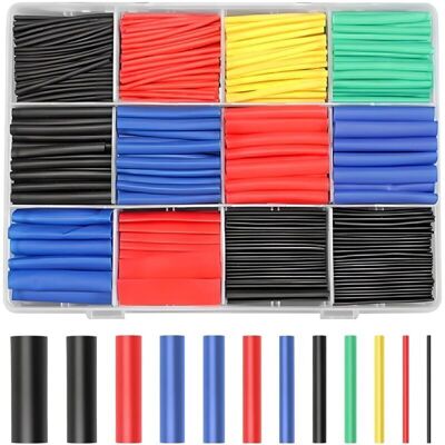OEM Gaine Thermorétractable 750 Pièces, Tube De Câble Thermorétractable À Isolation Électrique, Rapport De Rétrécissement 2: 1, 5 Couleurs, 12 Tailles - Publicité OEM Gaine Thermorétractable 750 Pièces, Tube De Câble Thermorétractable À Isolation Électrique, Rapport De Rétrécissement 2: 1, 5 Couleurs, 12 Tailles - Publicité
