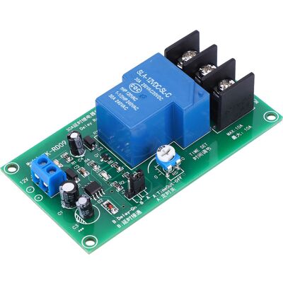 LBVIE Module De Relais Temporisé 30 A Cc 12 V, Plage De Temporisation De 0,1 À 5 Secondes - Publicité LBVIE Module De Relais Temporisé 30 A Cc 12 V, Plage De Temporisation De 0,1 À 5 Secondes - Publicité