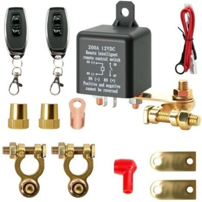 OEM Disjoncteur De Batterie 12 V Avec Télécommande, Interrupteur De Batterie 12 V 200 A Avec 2 Poteaux En Laiton, 2 Bornes De Batterie, 2 Télécommandes Pour Moto, Voiture, Camping-car, Bateau, Yacht-crezu - Publicité OEM Disjoncteur De Batterie 12 V Avec Télécommande, Interrupteur De Batterie 12 V 200 A Avec 2 Poteaux En Laiton, 2 Bornes De Batterie, 2 Télécommandes Pour Moto, Voiture, Camping-car, Bateau, Yacht-crezu - Publicité