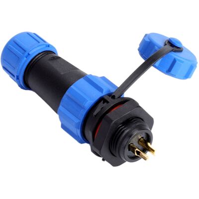 OEM Jeffergarden Connecteur De Prise En Plastique Étanche Ip68 Sp13 À 2 Broches (2 Broches)-dou - Publicité OEM Jeffergarden Connecteur De Prise En Plastique Étanche Ip68 Sp13 À 2 Broches (2 Broches)-dou - Publicité