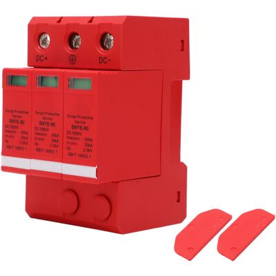 SANS MARQUE Dispositif De Protection Contre Les Surtensions, Disjonct Photovoltaïque, Dc1000v 60ka, Fournitures De Boîte De Distribution, Orange Rouge 3p - Publicité SANS MARQUE Dispositif De Protection Contre Les Surtensions, Disjonct Photovoltaïque, Dc1000v 60ka, Fournitures De Boîte De Distribution, Orange Rouge 3p - Publicité