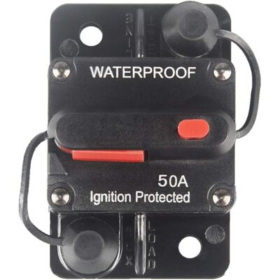 OEM Ulisem Disjoncteur 50 A À Réinitialisation Manuelle, 12 V-36 V Cc, Étanche, Montage En Surface, Pour Autoradio, Camping-car, Bateau, Camion, Moteurs De Pêche À La Traîne, Fusible Réarmable Pour Haut-p - Publicité OEM Ulisem Disjoncteur 50 A À Réinitialisation Manuelle, 12 V-36 V Cc, Étanche, Montage En Surface, Pour Autoradio, Camping-car, Bateau, Camion, Moteurs De Pêche À La Traîne, Fusible Réarmable Pour Haut-p - Publicité