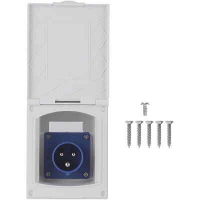 MOXIE 16a 220v240v Prise De Courant Étanche Externe 3pin Flush Female Socket Plug For Rv Motorhome Trailer Caravan - Publicité MOXIE 16a 220v240v Prise De Courant Étanche Externe 3pin Flush Female Socket Plug For Rv Motorhome Trailer Caravan - Publicité
