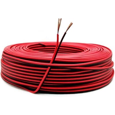 SANS MARQUE 22awg Cable Electrique Souple,0,33mm2 Fil De Cuivre Étamé,fil Electrique En Pvc À 2 Conducteurs Pour Bande Lumineuse À Led/diy 20 Mètres(10 Mètres De Noir+10 Mètres De Rouge) - Publicité SANS MARQUE 22awg Cable Electrique Souple,0,33mm2 Fil De Cuivre Étamé,fil Electrique En Pvc À 2 Conducteurs Pour Bande Lumineuse À Led/diy 20 Mètres(10 Mètres De Noir+10 Mètres De Rouge) - Publicité
