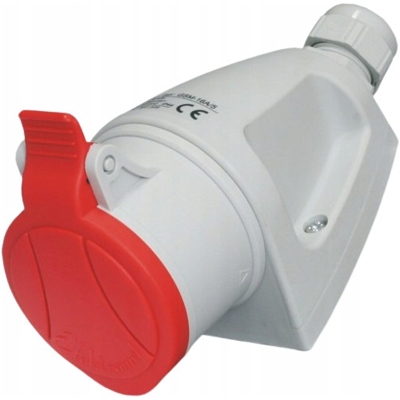 ELEKTROMET Prise De Courant Ip44 4 Pôles 32 A 400 V Fixe - Publicité ELEKTROMET Prise De Courant Ip44 4 Pôles 32 A 400 V Fixe - Publicité