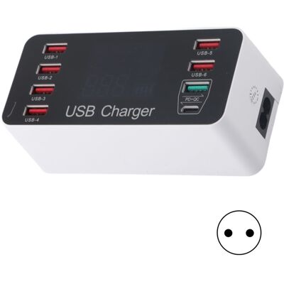 MOXIE Sjlerst Chargeur De Téléphone Usb 40w Avec 8 Ports, Portable, Type Qc3.0 C, Rapide Pour Voyager, Prise Ue 100-240v - Publicité MOXIE Sjlerst Chargeur De Téléphone Usb 40w Avec 8 Ports, Portable, Type Qc3.0 C, Rapide Pour Voyager, Prise Ue 100-240v - Publicité