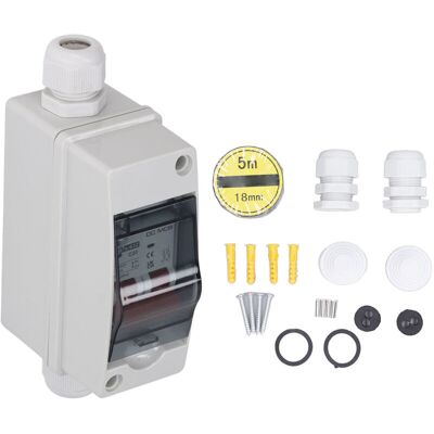 OEM Jeffergarden Disjoncteur Miniature 2p Ip65 Interrupteur De Déconnexion Étanche Pour Système Solaire Pv Dc 1000v 20a-dou - Publicité OEM Jeffergarden Disjoncteur Miniature 2p Ip65 Interrupteur De Déconnexion Étanche Pour Système Solaire Pv Dc 1000v 20a-dou - Publicité