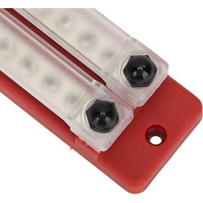 OEM Bloc De Distribution Électrique 12‑48v 150a Double Rangée 6 Bornes Noir Et Rouge Pour Véhicules - Publicité OEM Bloc De Distribution Électrique 12‑48v 150a Double Rangée 6 Bornes Noir Et Rouge Pour Véhicules - Publicité