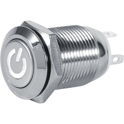 OEM Jeffergarden Interrupteur À Bouton-poussoir De Puissance 12mm, Étanche, Métal, Type Momentané, Led Blanche, 3v-dou - Publicité OEM Jeffergarden Interrupteur À Bouton-poussoir De Puissance 12mm, Étanche, Métal, Type Momentané, Led Blanche, 3v-dou - Publicité