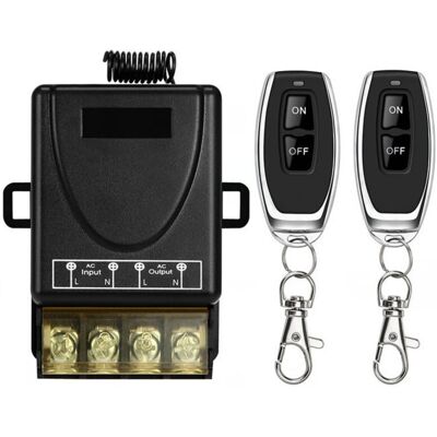 Scotch Interrupteur De Télécommande Haute Puissance Sans Fil 433mhz, Télécommande Rf Ac 220v/240v/110v 30a Pour Lumière, Pompe À Eau, Appareils Ménagers, Irrigation Agricole - Publicité Scotch Interrupteur De Télécommande Haute Puissance Sans Fil 433mhz, Télécommande Rf Ac 220v/240v/110v 30a Pour Lumière, Pompe À Eau, Appareils Ménagers, Irrigation Agricole - Publicité