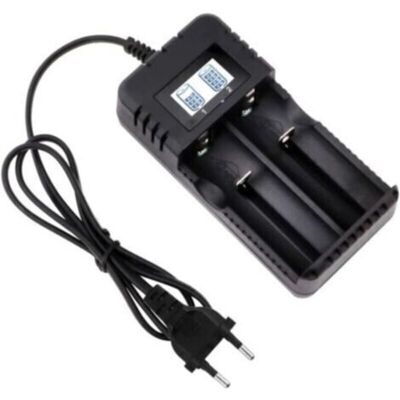 ABYSSE Chargeur Batterie 18650 Intelligent À 2 Fentes Charge Rapide Avec Écran Lcd Compatible Li-ion 3,7v 26650/18650 Protection Sécurité - Publicité ABYSSE Chargeur Batterie 18650 Intelligent À 2 Fentes Charge Rapide Avec Écran Lcd Compatible Li-ion 3,7v 26650/18650 Protection Sécurité - Publicité
