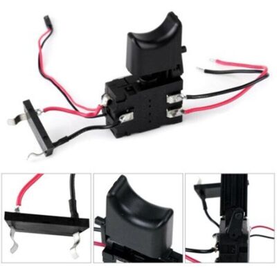 OEM Interrupteur De Perceuse Rechargeable À Batterie Lithium 12 V (petit Voyant Lumineux) - Interrupteur De Perceuse/perceuse Pistolet Électrique Cc De Haute Qualité Avec Réglage De La Vitesse Avant Et Ar - Publicité OEM Interrupteur De Perceuse Rechargeable À Batterie Lithium 12 V (petit Voyant Lumineux) - Interrupteur De Perceuse/perceuse Pistolet Électrique Cc De Haute Qualité Avec Réglage De La Vitesse Avant Et Ar - Publicité