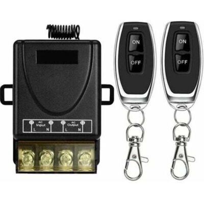 OEM Interrupteur De Télécommande Haute Puissance Sans Fil 433mhz, Télécommande Rf Ac 220v/240v/110v 30a Pour Lumière, Pompe À Eau, Appareils Ménagers, Irrigation Agricole - Publicité OEM Interrupteur De Télécommande Haute Puissance Sans Fil 433mhz, Télécommande Rf Ac 220v/240v/110v 30a Pour Lumière, Pompe À Eau, Appareils Ménagers, Irrigation Agricole - Publicité