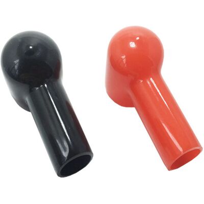 OEM Batterie Borne Caoutchouc Protecteur Couvre Rouge Noir 6mmx14mm 5paires - Publicité OEM Batterie Borne Caoutchouc Protecteur Couvre Rouge Noir 6mmx14mm 5paires - Publicité