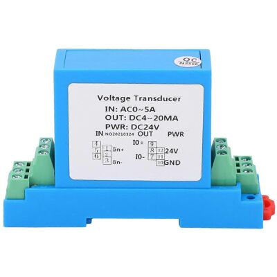 MIXHOME Transmetteur Ca, Sortie Cc 4–20 Ma, Transformateur De Courant De Commande De Distribution D'Énergie Ca 0–5 A - Publicité MIXHOME Transmetteur Ca, Sortie Cc 4–20 Ma, Transformateur De Courant De Commande De Distribution D'Énergie Ca 0–5 A - Publicité