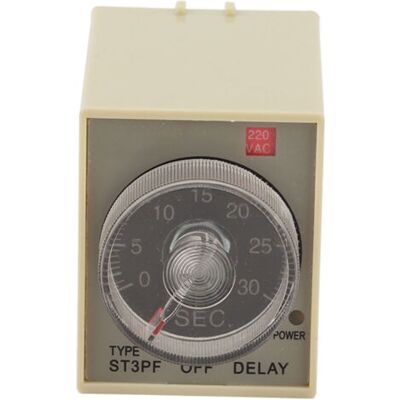 OEM Minuteur De Délai Réglable, Temporisateur Ac 200-220v Avec Arrêt Automatique, Accessoire St3pf, Réglage 30 Secondes - Publicité OEM Minuteur De Délai Réglable, Temporisateur Ac 200-220v Avec Arrêt Automatique, Accessoire St3pf, Réglage 30 Secondes - Publicité