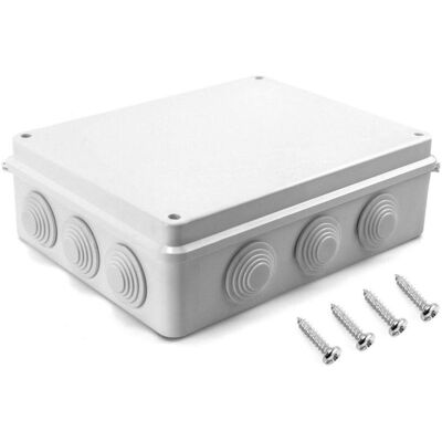 MOXIE Boite De Derivation, Ip65 En Plastique Abs, Etanche Exterieur, Blanc, 255 X 200 X 80 Mm - Publicité MOXIE Boite De Derivation, Ip65 En Plastique Abs, Etanche Exterieur, Blanc, 255 X 200 X 80 Mm - Publicité