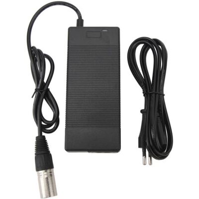 ABYSSE Chargeur De Batterie Pour Trottinette Électrique 29 V 2 A, Adaptateur Secteur Xlr Mâle 3 Broches Pour Vélo Électrique, Prise Ue, 100 À 240 V Ca - Publicité ABYSSE Chargeur De Batterie Pour Trottinette Électrique 29 V 2 A, Adaptateur Secteur Xlr Mâle 3 Broches Pour Vélo Électrique, Prise Ue, 100 À 240 V Ca - Publicité
