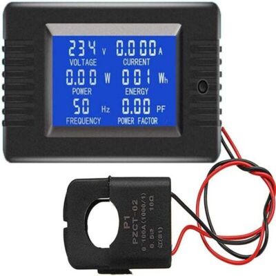 SCORPIO Multimètre Numérique Lcd 80-260v 100a – Mesure Tension, Courant, Puissance, Fréquence – Alarme Surcharge – Stockage Données - Publicité SCORPIO Multimètre Numérique Lcd 80-260v 100a – Mesure Tension, Courant, Puissance, Fréquence – Alarme Surcharge – Stockage Données - Publicité