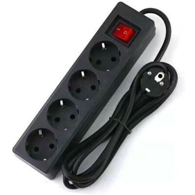 ABYSSE Multiprise 4 Prises 16a 2p Avec Interrupteur – Rallonge 3m 250v – Cuivre Pur – Pvc – 1800w – Pour Espaces Confinés - Publicité ABYSSE Multiprise 4 Prises 16a 2p Avec Interrupteur – Rallonge 3m 250v – Cuivre Pur – Pvc – 1800w – Pour Espaces Confinés - Publicité