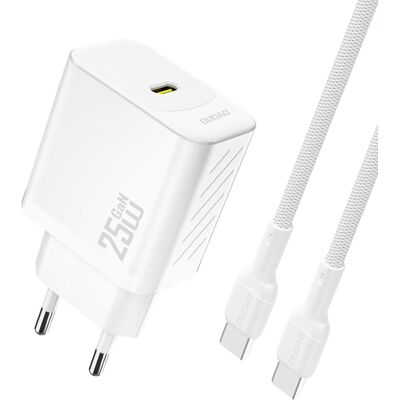 OEM Chargeur Mural Usb-c Avec Câble Usb-c Gan Pd 25 W - Blanc - Publicité OEM Chargeur Mural Usb-c Avec Câble Usb-c Gan Pd 25 W - Blanc - Publicité