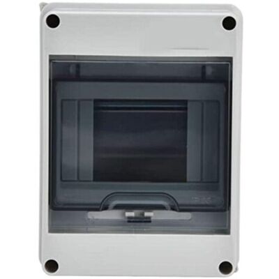 ABYSSE Coffret Electrique Etanche Exterieur Ip65, 5 Modules, Abs De Surface En Plastique, Boite De Boitier Etanche Electrique Exterieur, Armoire De Contrôle, Coffret Modulaire Boitier De Jonction (5 Way) - Publicité ABYSSE Coffret Electrique Etanche Exterieur Ip65, 5 Modules, Abs De Surface En Plastique, Boite De Boitier Etanche Electrique Exterieur, Armoire De Contrôle, Coffret Modulaire Boitier De Jonction (5 Way) - Publicité