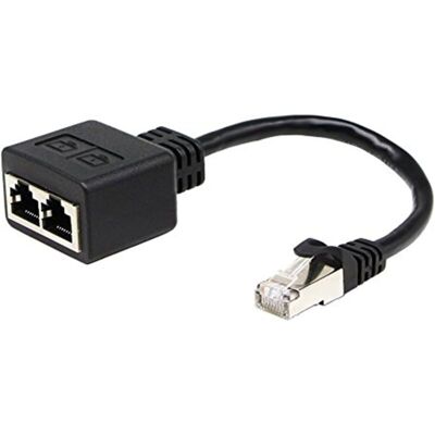 Scotch Adaptateur Réseau Rj45 1 À 2,rj45 A Mâle-femelle Adaptateur Double (15cm) Il Est Utilisé Pour Commuter Le Réseau De Deux Ports Indépendamment,et Les Deux Ports Ne Peuvent Pas Être Utilisés En - Publicité Scotch Adaptateur Réseau Rj45 1 À 2,rj45 A Mâle-femelle Adaptateur Double (15cm) Il Est Utilisé Pour Commuter Le Réseau De Deux Ports Indépendamment,et Les Deux Ports Ne Peuvent Pas Être Utilisés En - Publicité