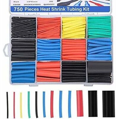 Scotch Aiperq Gaine Thermorétractable 750 Pièces, Tube De Câble Thermorétractable À Isolation Électrique, Rapport De Rétrécissement 2: 1, 5 Couleurs, 12 Tailles - Publicité Scotch Aiperq Gaine Thermorétractable 750 Pièces, Tube De Câble Thermorétractable À Isolation Électrique, Rapport De Rétrécissement 2: 1, 5 Couleurs, 12 Tailles - Publicité