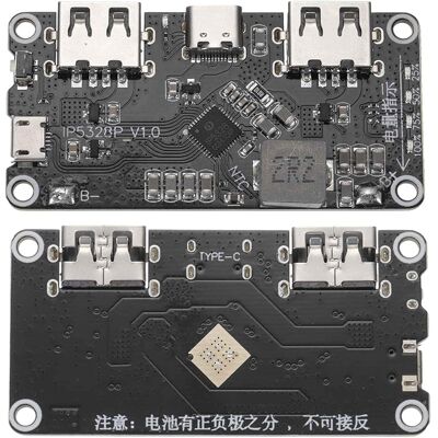 SANS MARQUE Lot De 2 Modules De Charge Rapide Bidirectionnels Ip5328p, 3,7 V À 5 V-12 V 18 W 5 A, Charge Rapide De Type C Pour Usb-c Pour Chargeur Rapide De Batterie 18650 - Publicité SANS MARQUE Lot De 2 Modules De Charge Rapide Bidirectionnels Ip5328p, 3,7 V À 5 V-12 V 18 W 5 A, Charge Rapide De Type C Pour Usb-c Pour Chargeur Rapide De Batterie 18650 - Publicité